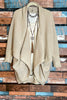 COZY CHARM TO GO IN STYLE CARDIGAN IN BEIGE