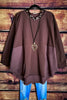 Free Spirit Boho 100% Cotton Brown Tunic