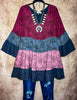 Always Lovely Babydoll Top in Multi-color---------Sale