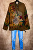 The Tree of Life Hoodie Sweater 100% Cotton in Brown & Multi