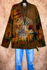 The Tree of Life Hoodie Sweater 100% Cotton in Brown & Multi