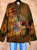 The Tree of Life Hoodie Sweater 100% Cotton in Brown & Multi