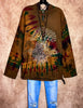 The Tree of Life Hoodie Sweater 100% Cotton in Brown & Multi