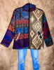 Journey Hoodie Quilted Knit Jacket in Multi-Color----------Sale