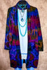 Take it Easy Purple Tie Dye Cardigan