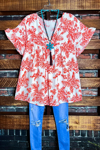 IT'S LOVE AT FIRST SIGHT SAGE FLORAL EMBROIDERED KIMONO