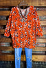 18-24 SIZE - LEOPARD PRINT TUNIC IN RUST ------------SALE