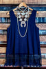 ADORABLE PASSION NAVY BLUE LACE EXTENDER TOP