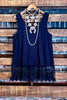 ADORABLE PASSION NAVY BLUE LACE EXTENDER TOP