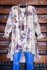 LIKE AN ENCHANTED DREAM LAYERED TUNIC BEIGE & MULTI-COLOR