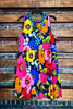 PACIFIC BREEZE FLORAL MULTI-COLOR DRESS