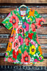 PARADISE BLOOM MULTI-COLOR FLORAL DRESS