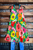 PARADISE BLOOM MULTI-COLOR FLORAL SLEEVELESS DRESS