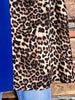 DREAMS OF YOU ROYAL BLUE & LEOPARD PRINT TOP