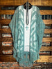 YOU'RE MY DREAM LACE SAGE OVERSIZED DUSTER KIMONO