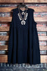 BEAUTIFUL LIFE TO LIVE BLACK TIERED SLEEVELESS DRESS