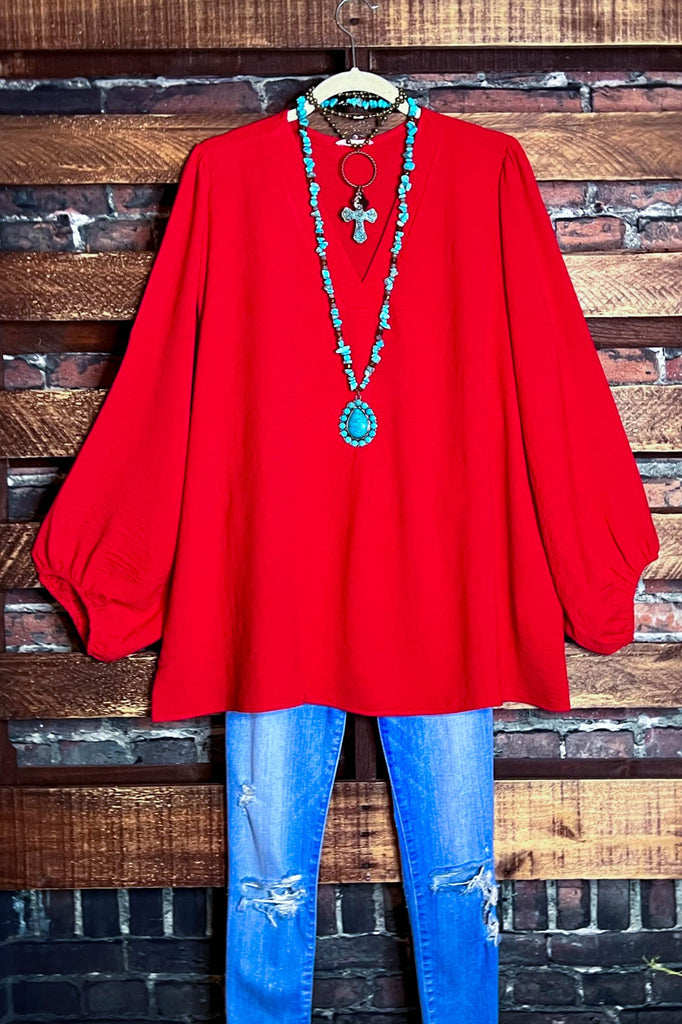 EVERYDAY RADIANCE RED TOP