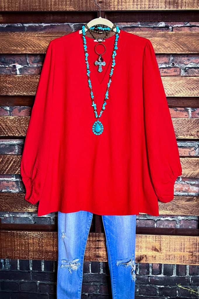 EVERYDAY RADIANCE RED TOP