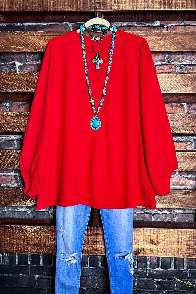 EVERYDAY RADIANCE RED TOP