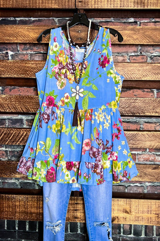 PARADISE BLOOM MULTI-COLOR FLORAL DRESS