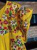 Joyful Celebration Embroidered Blouse in Lemon Yellow