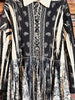 SECRET ORIGINS FAB PAISLEY LACE CARDIGAN LONG JACKET BLACK & BEIGE