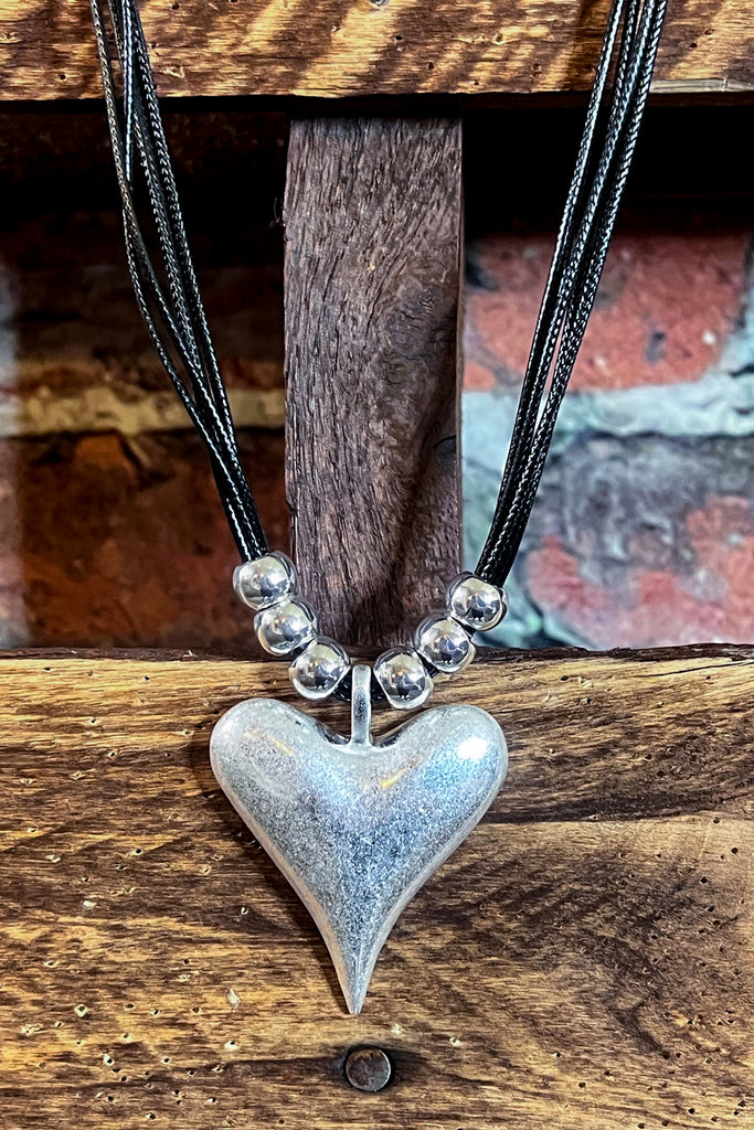 PROMISE IN MY HEART NECKLACE IN SILVER COLOR – Life is Chic Boutique