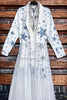 Whisper Your Wishes Stars Print Long Jacket Mesh Tulle Layer