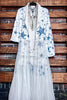 Whisper Your Wishes Stars Print Long Jacket Mesh Tulle Layer