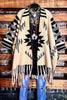 BOHO WESTERN BEAUTY COZY UP JACKET CARDIGAN IN NATURAL