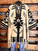 BOHO WESTERN BEAUTY COZY UP JACKET CARDIGAN IN NATURAL