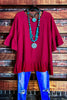 14-16 SIZE - FEEL FREE 100 % COTTON TOP IN CRIMSON--------SALE