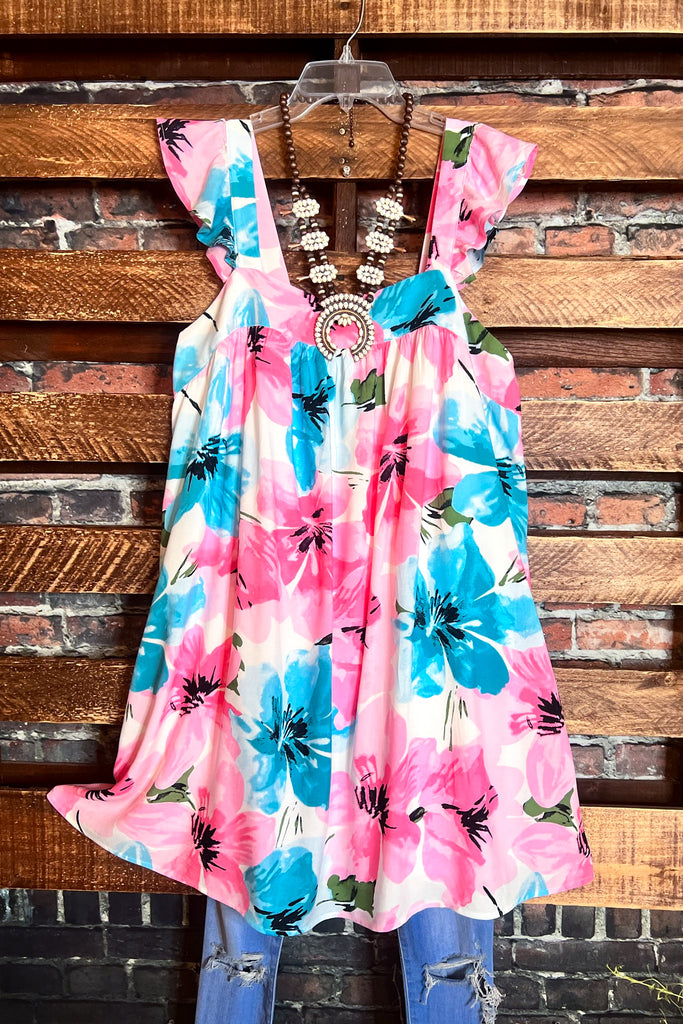 Summer Of Love Floral Dress in Multi-Color -------Sale