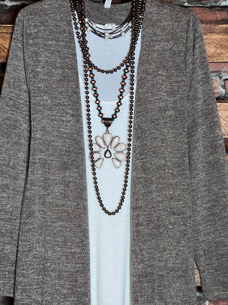 EASY LOOK COMFY COZY MAXI CARDIGAN IN MOCHA