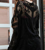 YOU'RE MY DREAM LACE OVERSIZED DUSTER KIMONO BLACK