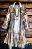 RUSTIC BEAUTY LACE JACKET CARDIGAN NATURAL & RUST