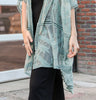 YOU'RE MY DREAM LACE SAGE OVERSIZED DUSTER KIMONO