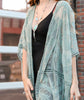 YOU'RE MY DREAM LACE SAGE OVERSIZED DUSTER KIMONO