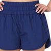 Pretty Comfy Light Navy Plus Size Women's Shorts --------Sale