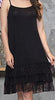 Only In My Heart Black Lace Camisole Slip Dress Extender