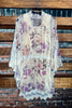 YOU'RE MY LOVE LACE DUSTER KIMONO IN BEIGE & MULTI-COLOR