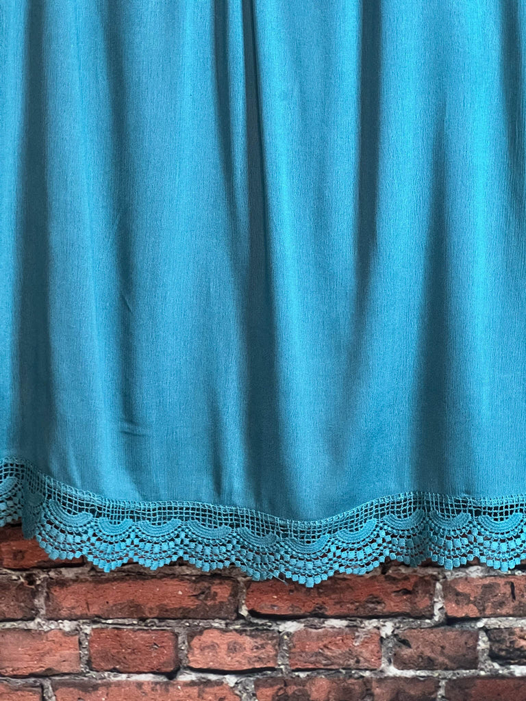 Best Of You Blue Shell Lace Dress-------sale