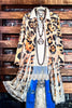 FABULOUS & STYLISH LEOPARD PRINT LACE LONG JACKET CARDIGAN