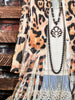 FABULOUS & STYLISH LEOPARD PRINT LACE LONG JACKET CARDIGAN