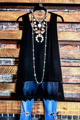 SO WONDERFUL TO ME BOHO BLACK DRESS