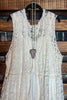 AIR OF ROMANCE VINTAGE INSPIRED LACE DUSTER VEST IN IVORY