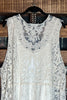 AIR OF ROMANCE VINTAGE INSPIRED LACE DUSTER VEST IN IVORY