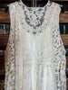 AIR OF ROMANCE VINTAGE INSPIRED LACE DUSTER VEST IN IVORY