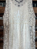 AIR OF ROMANCE VINTAGE INSPIRED LACE DUSTER VEST IN IVORY