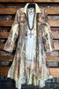 RUSTIC BEAUTY LACE JACKET CARDIGAN NATURAL & RUST